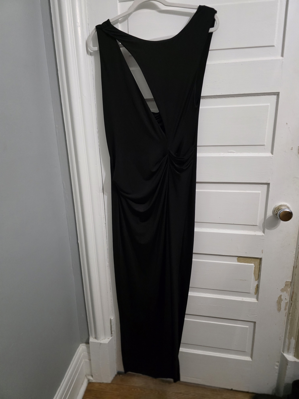 Urban Outfitters Black Backless Twist Maxi Dress